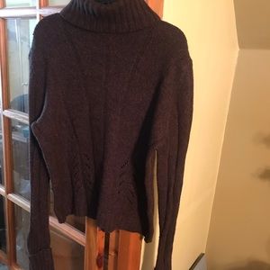 Brown sweater fitted Express XL